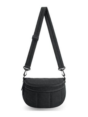 Puffer Crossbody Bum Bag Quilted Travel Purse Lightweight